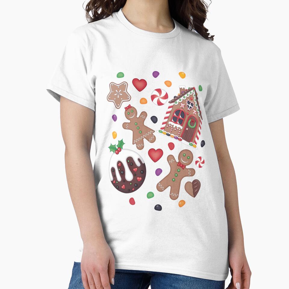 Gingerbread Christmas Candy Pattern Delight by LCWaterworth