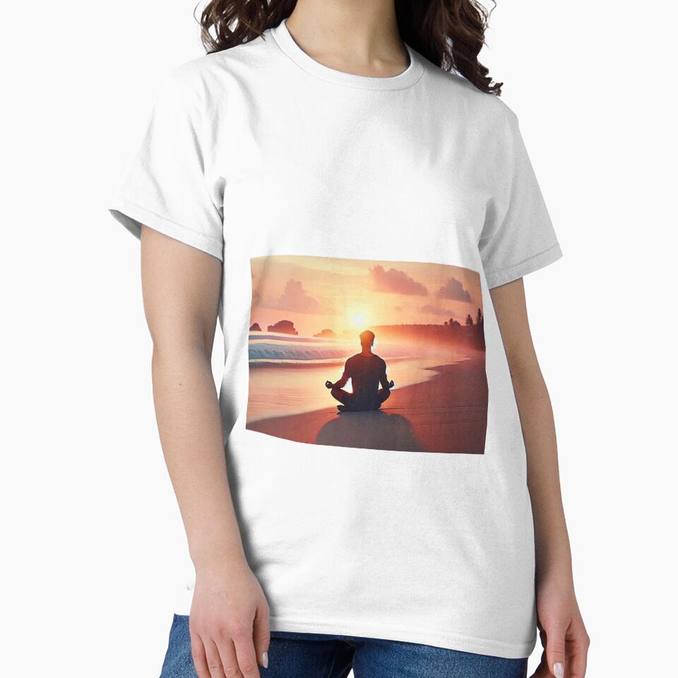 Sunrise Meditation on the Beach by Marinaso