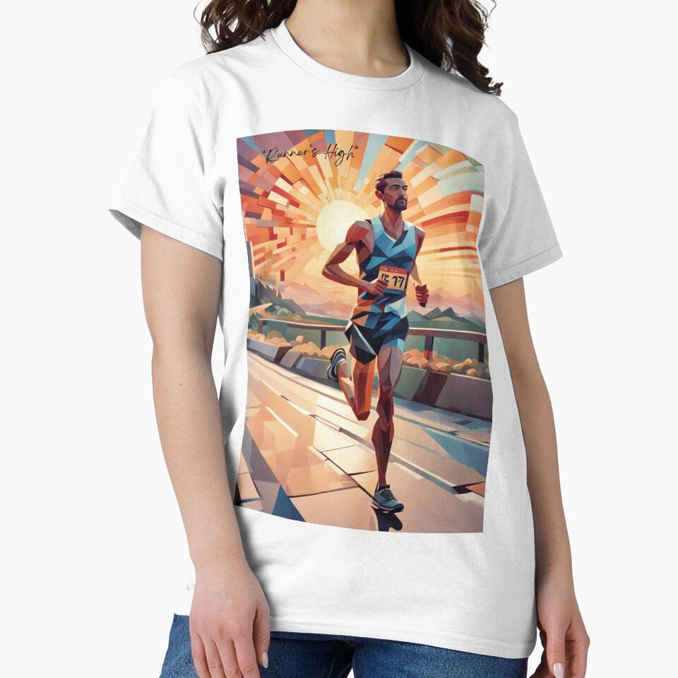 "Runner's High" by Tee Graphics Art Co.