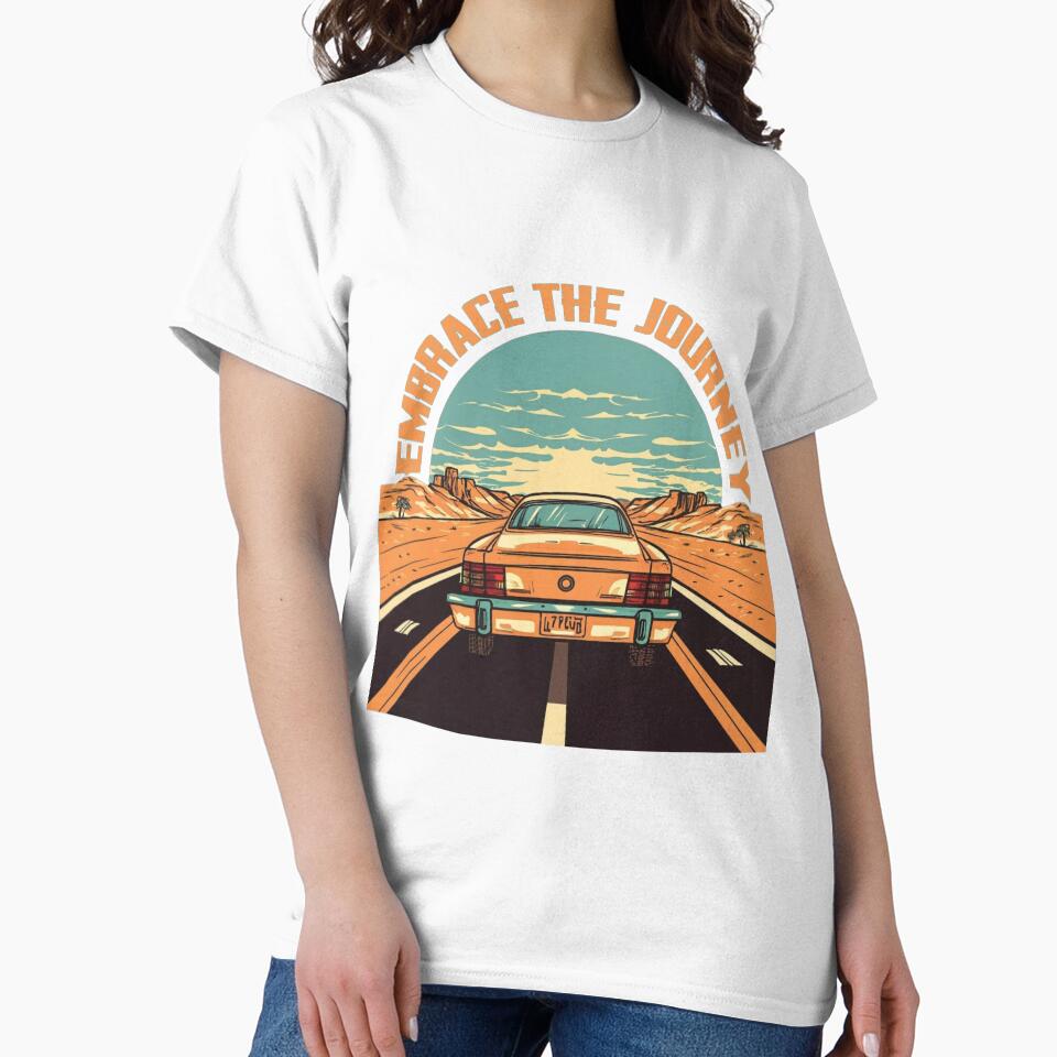 Embrace the journey by Random Designs Unisex , , , Long Sleeve Tee