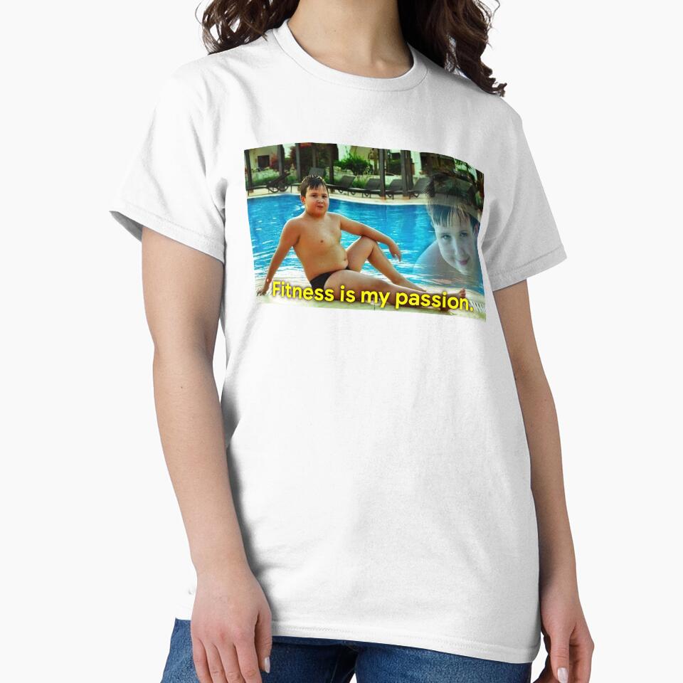 HQ Fitness is My Passion Boy Meme by fomodesigns Unisex , , , Long Sleeve Tee