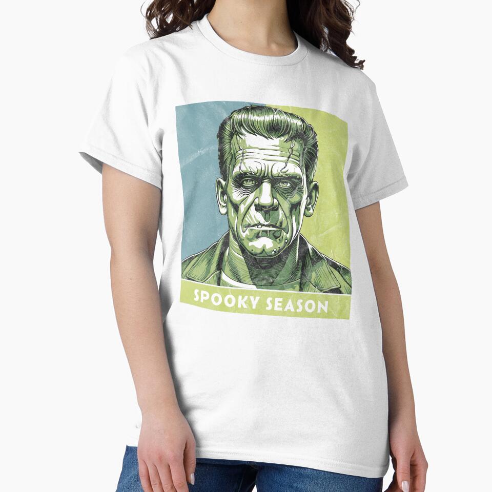 Spooky Season: Vintage Frankenstein Monster Art by bdberto12