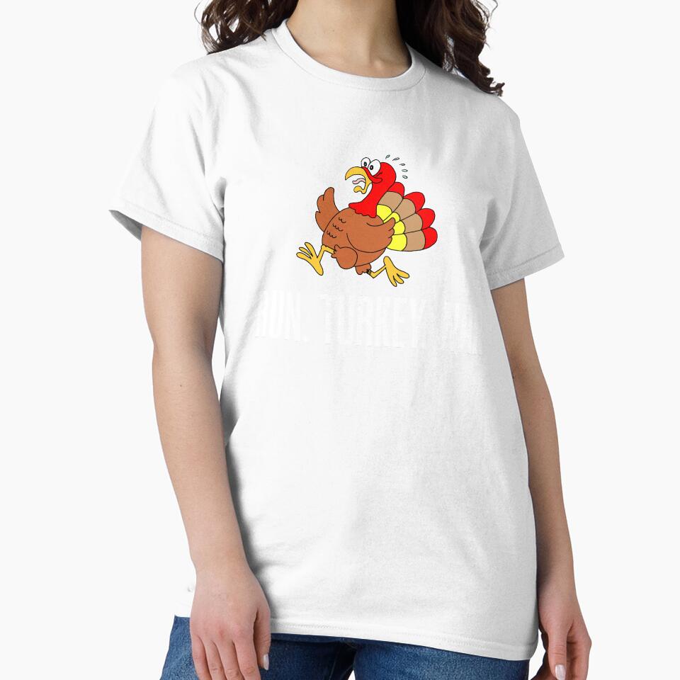 Run Turkey Nap Featuring A Cartoon Running Turkey by jaycartoonist