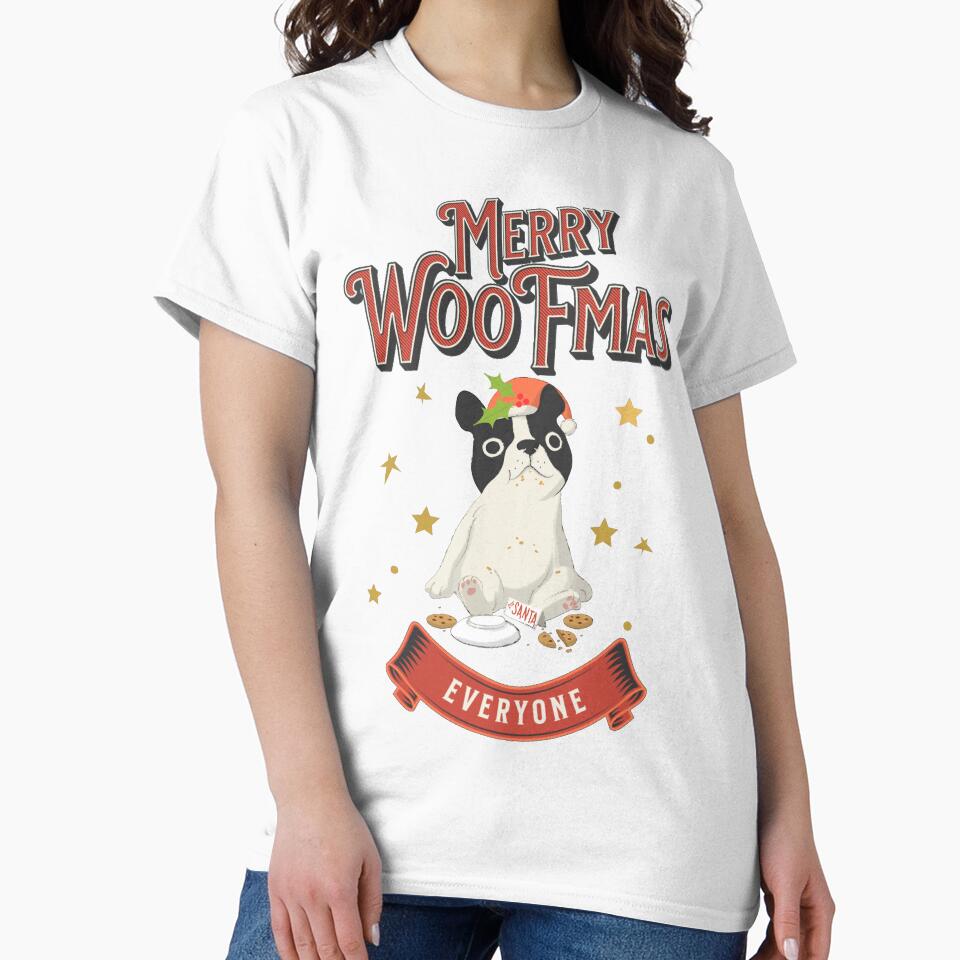 Merry Woofmas cute dog design by DesigntshirtWB