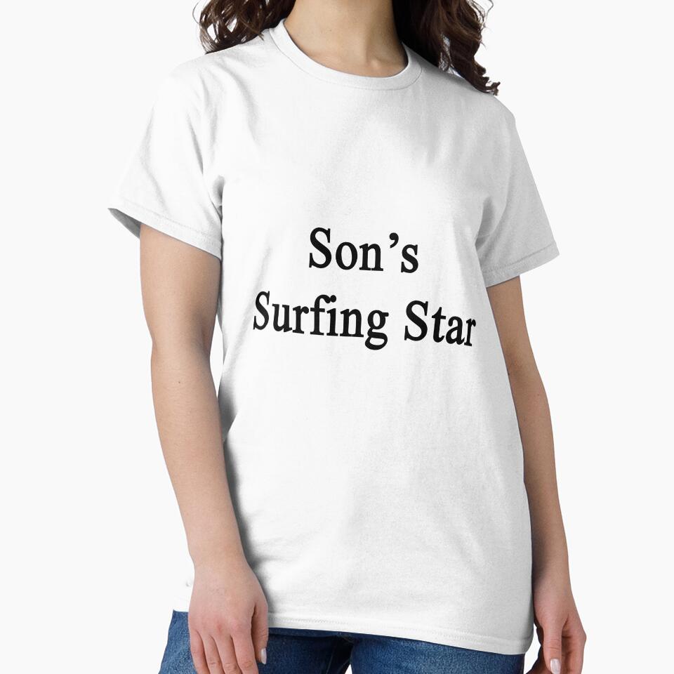 Son's Surfing Star by supernova23 Unisex , , , Long Sleeve Tee