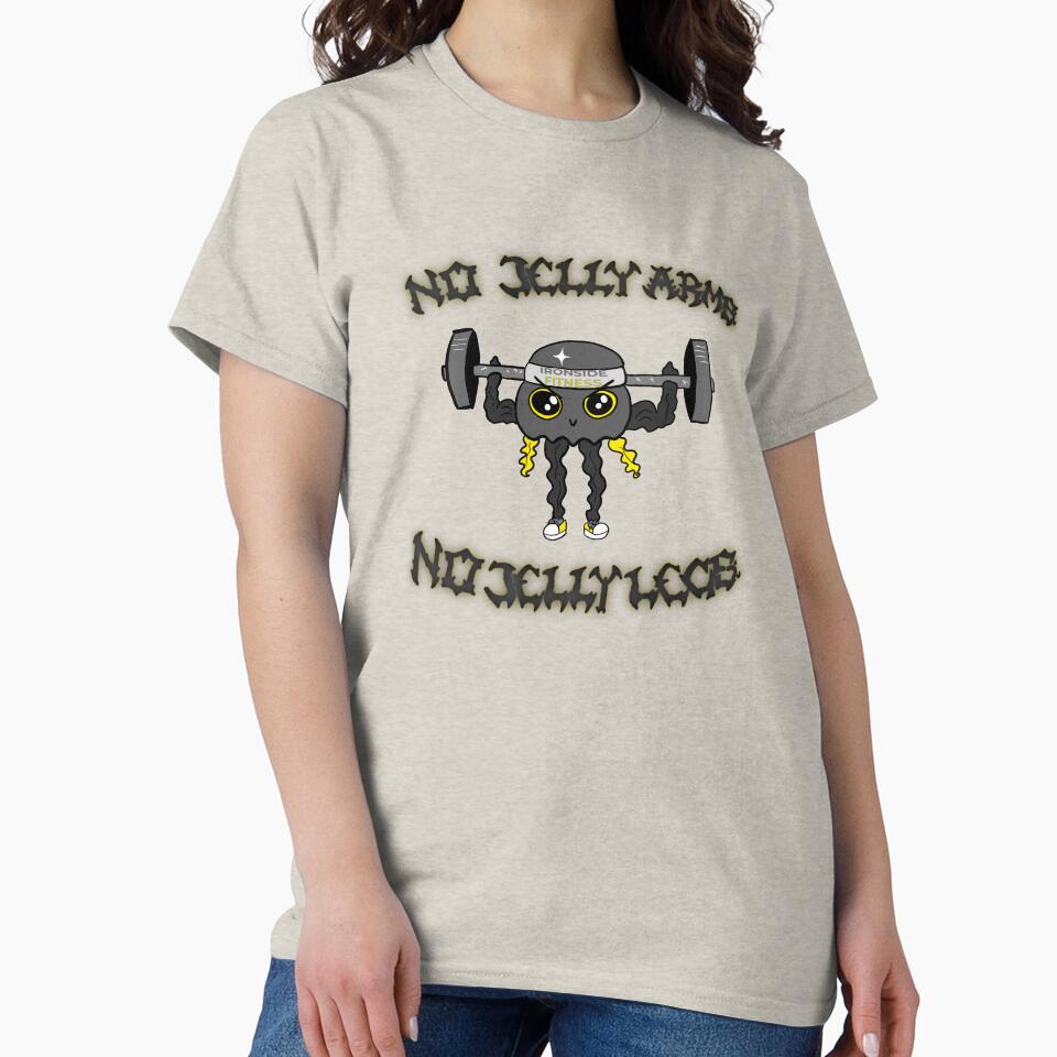 No Jelly Arms! No Jelly Legs! Ironside fitness by els-oddities Unisex , , , Long Sleeve Tee
