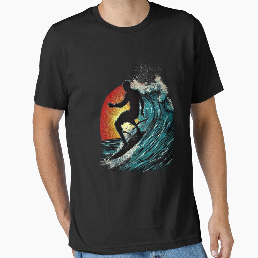 Surfer by Toshini Design Unisex , , , Long Sleeve Tee