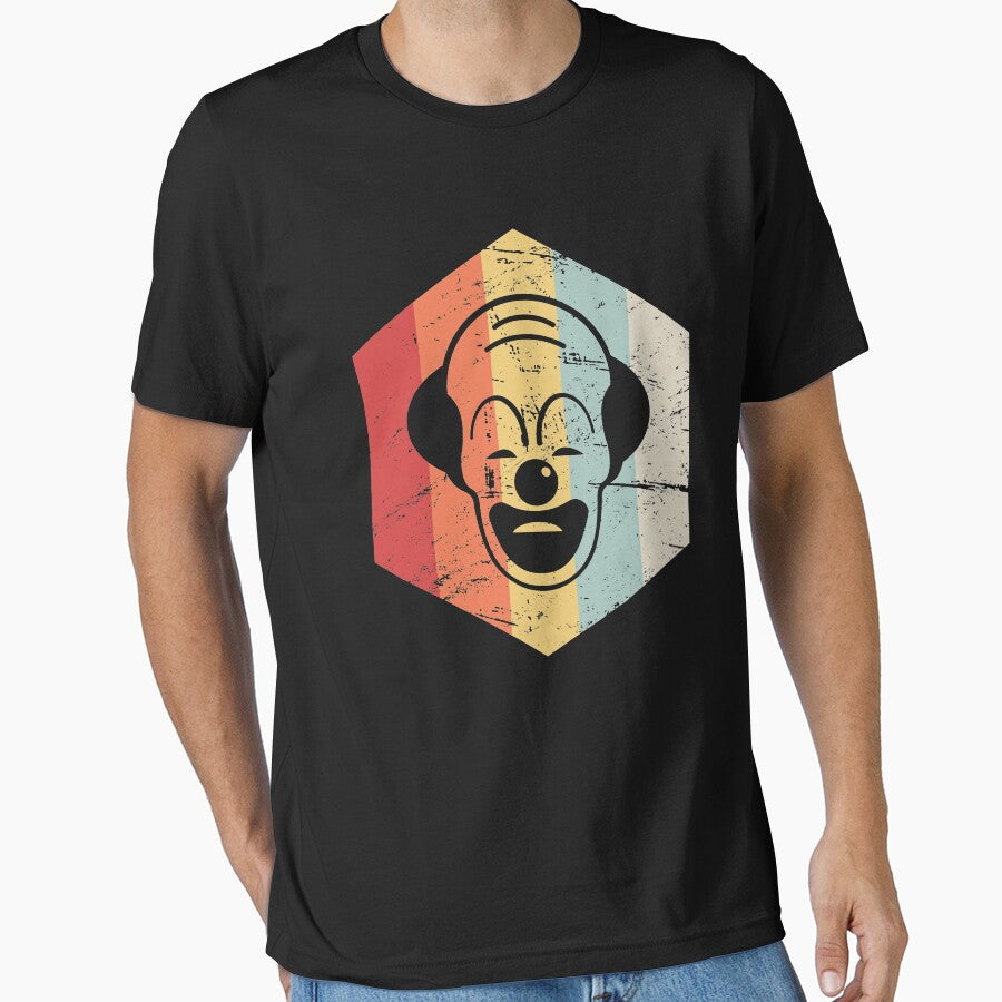 Retro Vintage Creepy Clown Icon by Jam Jar