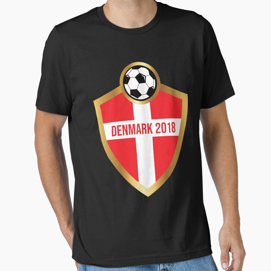 Denmark 2018 National Soccer Team Design by AllStarMerch