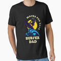 Surfer Dad Waves For Days by FrescoNat Unisex , , , Long Sleeve Tee