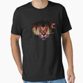 Croatia Flag & African Lion Picture   Croatian Pride T Shirt by ockshirts
