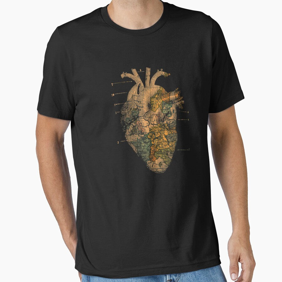 I`ll Find you - Love Travel Heart Wanderlust by Tobe Fonseca® Unisex , , , Long Sleeve Tee