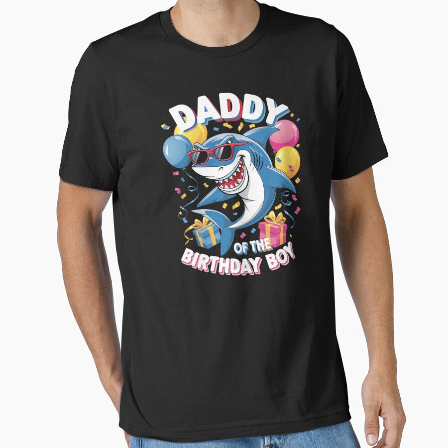 Daddy of the Birthday Boy Family Matching Party Shark 7 by SyntaxClaw