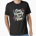 One Family One Vibe Matching Typography by Haji  Kamora