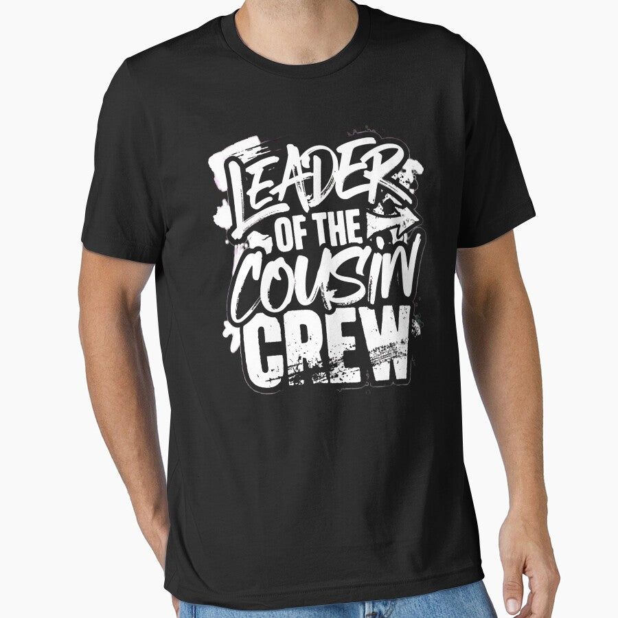 Leader of the Cousin Crew Shirt – Funny Family Reunion Cousins by THREE LITTLE BEANS