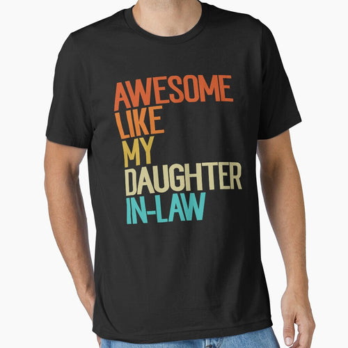 Awesome Like My Daughter In Law Funny Family Humor Retro by PatternFariss