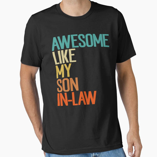 Awesome Like My Son In Law Funny Family Humor Retro by PatternFariss