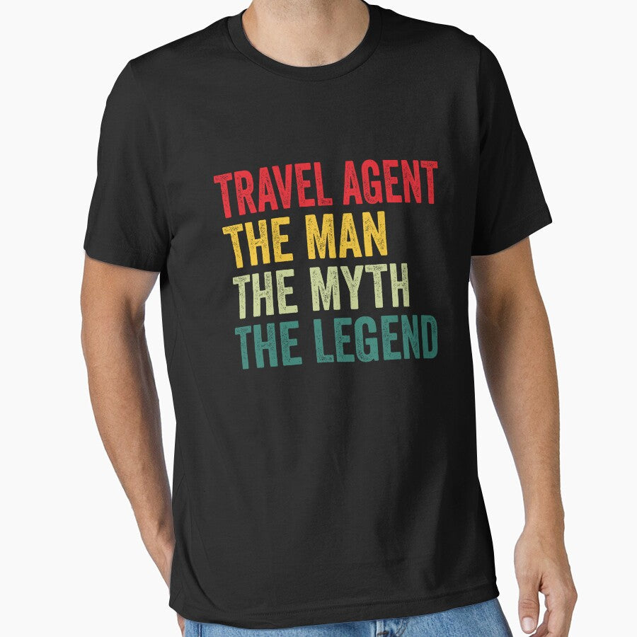 Travel agent Mens Gift, Man Myth Travel agent Legend, Travel agent Fathers Day by vzrnmichsudops