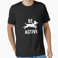 Fitness be Active for Fitness and Dog Friends by BiellaSar Unisex , , , Long Sleeve Tee