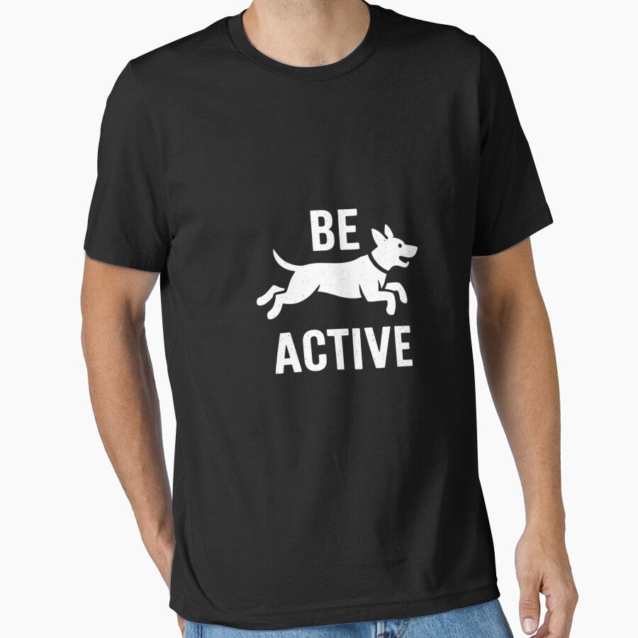 Fitness be Active for Fitness and Dog Friends by BiellaSar Unisex , , , Long Sleeve Tee