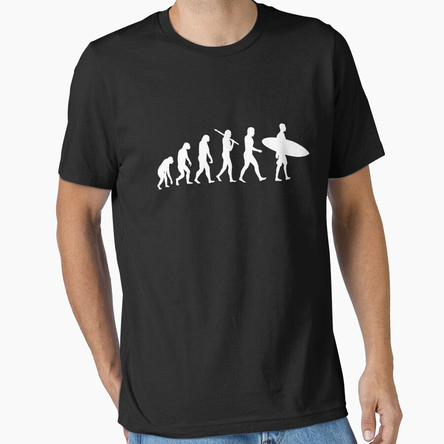 Surfer Evolution by trendingatees Unisex , , , Long Sleeve Tee