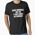 Does Running Out Of F cks Count As Cardio by kevzadevinca Unisex , , , Long Sleeve Tee