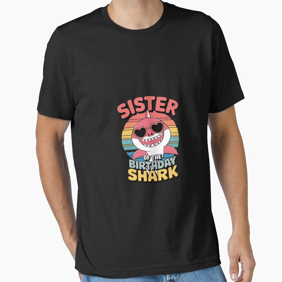 Sister of the Shark Birthday Matching Family 1 by PowAcademy