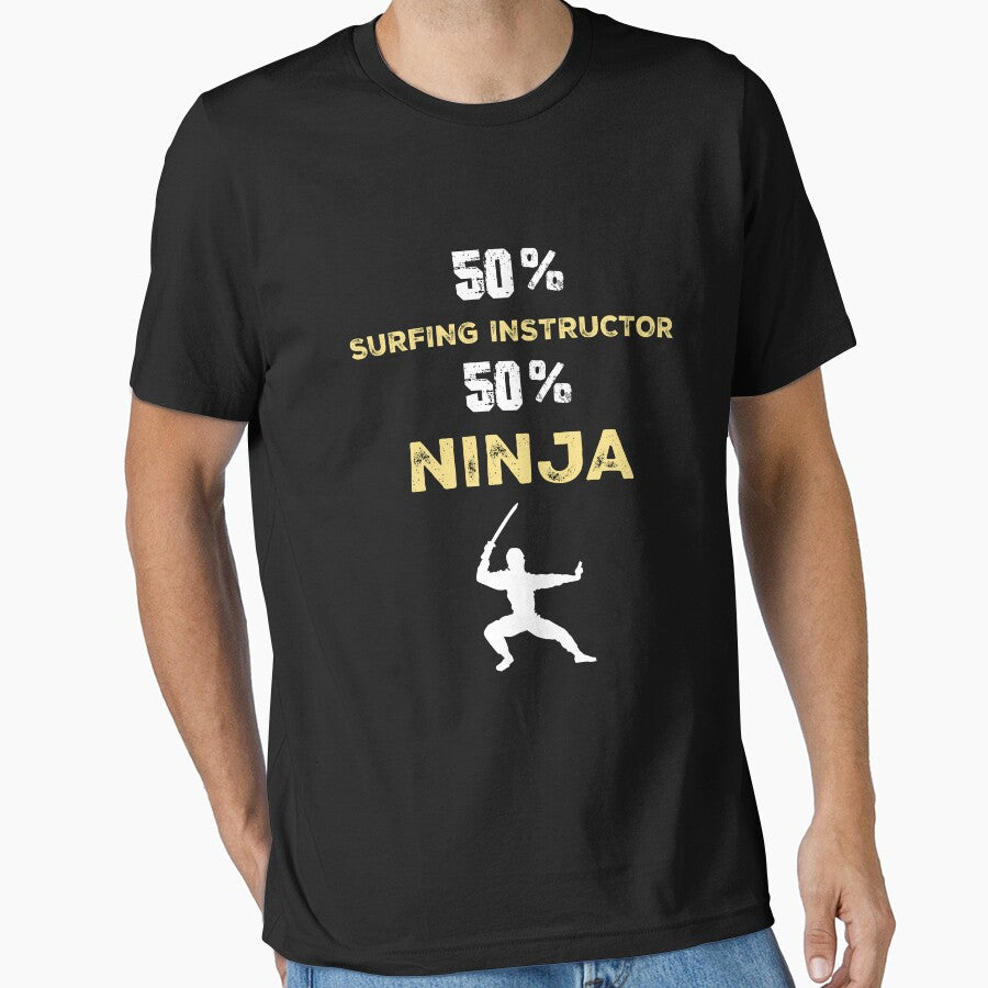 SURFING INSTRUCTOR Ninja Cool Gift by Just Be Different Unisex , , , Long Sleeve Tee