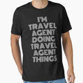 I'm Travel agent Doing Travel agent Things Retro Vintage by SVPOD Unisex , , , Long Sleeve Tee