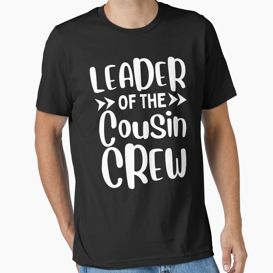 Vintage Leader of the Cousin Crew Bold Typography by garniturex