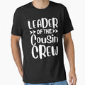 Vintage Leader of the Cousin Crew Bold Typography by garniturex