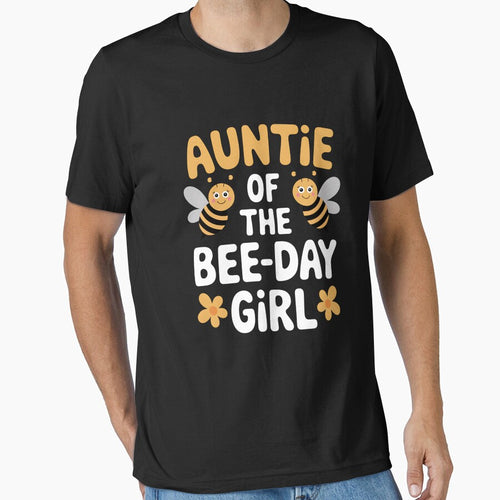 Auntie of the Bee-Day Girl Birthday Party Matching Family by GaryBellcvbnb