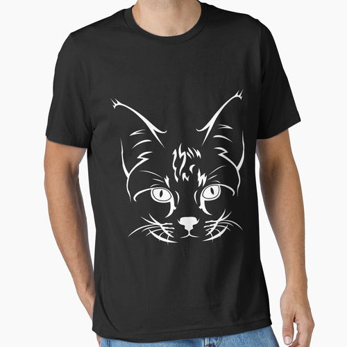Abyssinian Cat - American Curl Cat Breed- funny cat -Murderous White Cat With Knife Gift Premium T-Shirt Classic T-Shirt by RGA98