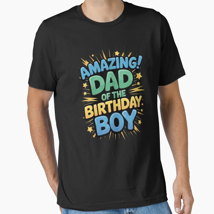 Dad of the Birthday Boy Matching Family Father 2 by angolinnArt