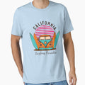 CALIFORNIA Surfing Paradise Desing by LUXE SHIRT Unisex , , , Long Sleeve Tee