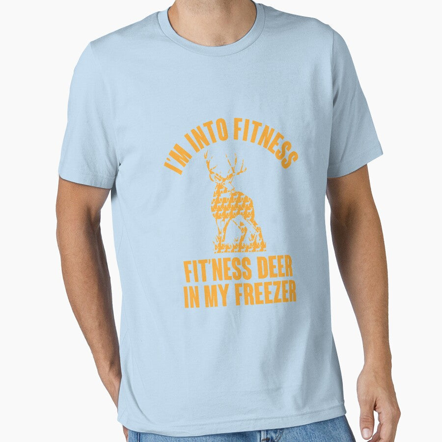 I'm Into Fitness Fit'ness Deer In My Freezer Funny Hunting Premium by JamesRushforth