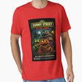 After Dark on Sunny Street Retro Horror Monster Parody Movie Poster by GhostDawgs