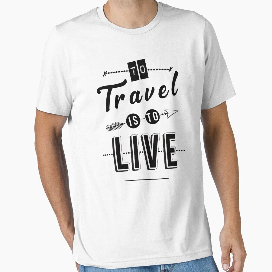 To travel is to live by MakiMadjija Unisex , , , Long Sleeve Tee