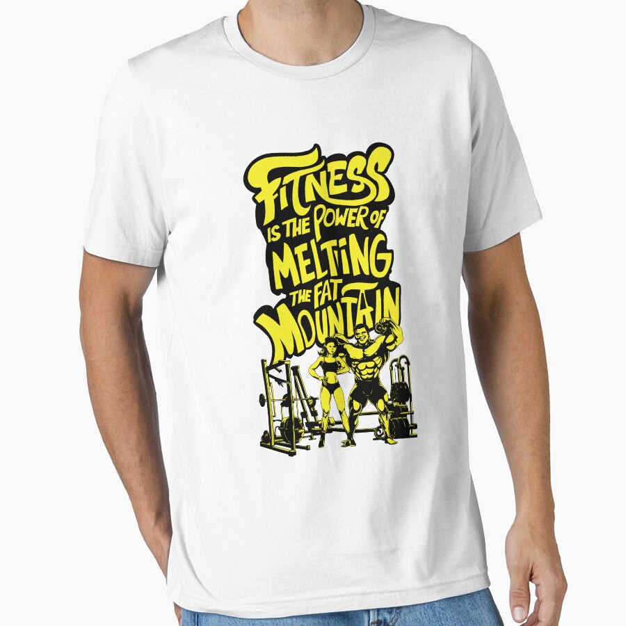 Fitness is the Power of Melting the Fat Mountain V10 by BDLuck2021 Unisex , , , Long Sleeve Tee