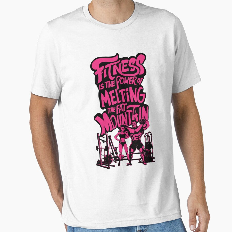 Fitness is the Power of Melting the Fat Mountain V11 by BDLuck2021 Unisex , , , Long Sleeve Tee