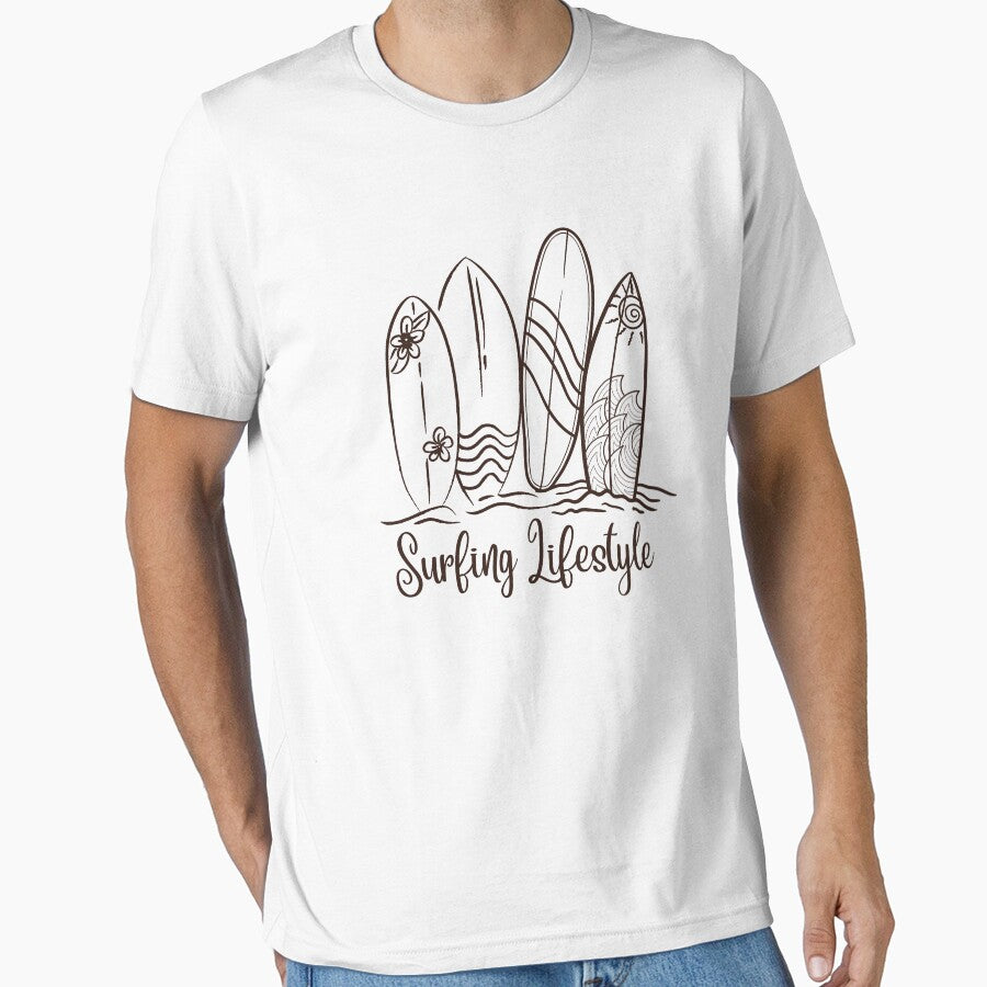Surfing Lifestyle by trendingatees Unisex , , , Long Sleeve Tee