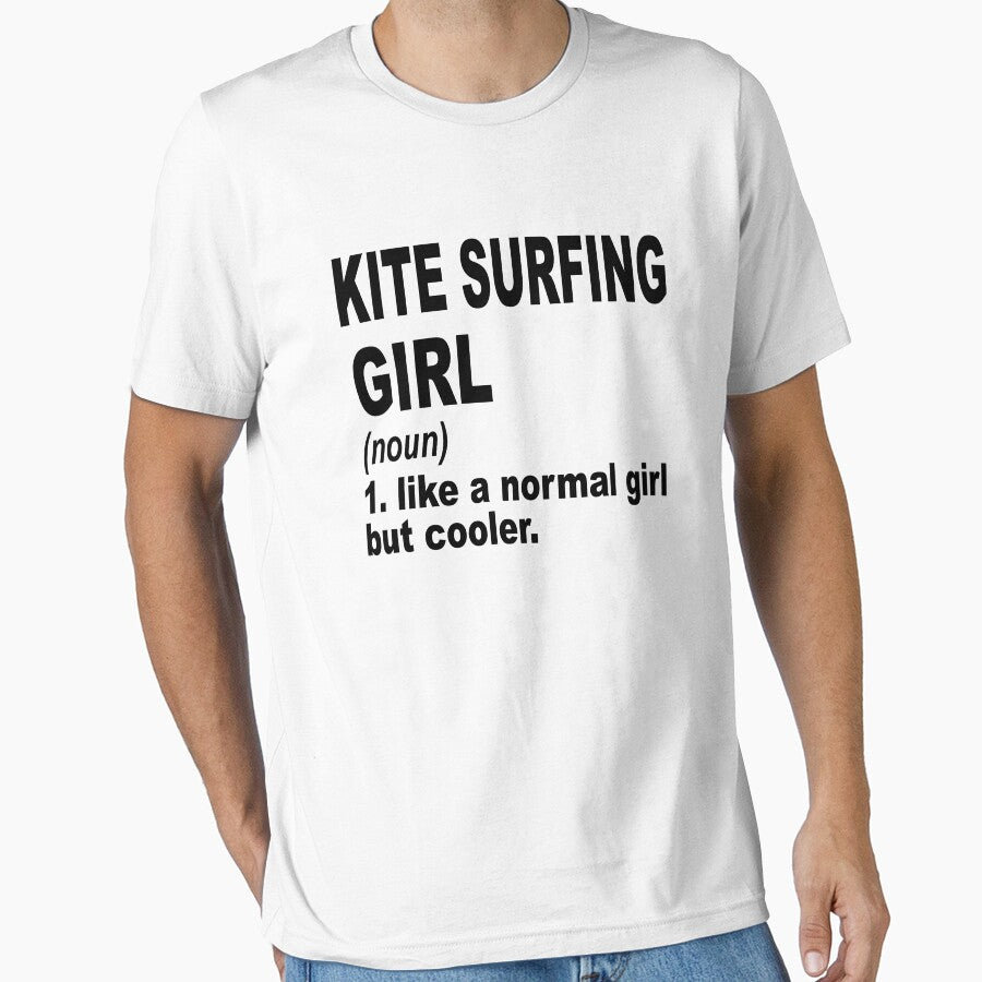 Kite Surfing girl Definition,Kite Surfing Girl Like A Normal Girl But Cooler by Dogs Geeky⭐⭐⭐⭐⭐