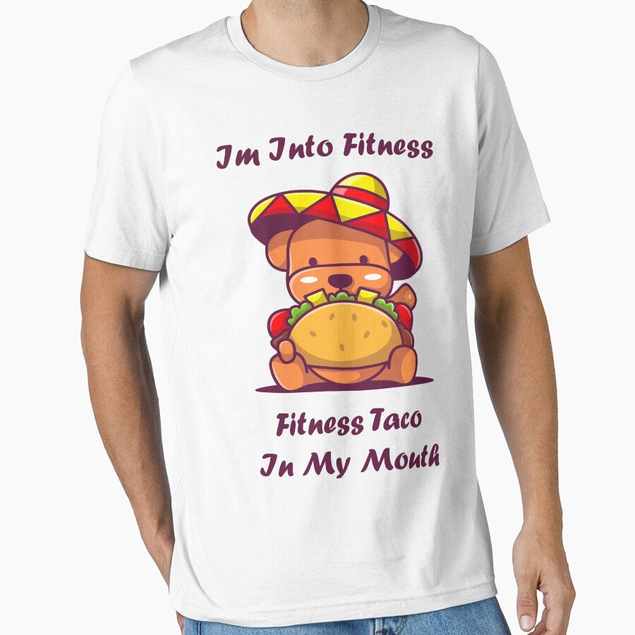 Im Into Fitness Taco In My Mouth by elgharbali Unisex , , , Long Sleeve Tee