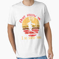 Don't Follow Me I Do Stupid Things Vintage Retro Sunset by kd4tee Unisex , , , Long Sleeve Tee