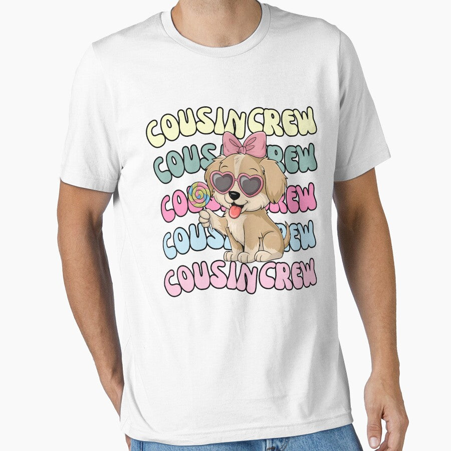 Cousin Crew Funny Golden Retriever Dog Lover Family Matching Groovy by thebest-2studio