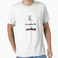 Surfing - I'd rather be by fishdoctor Unisex , , , Long Sleeve Tee