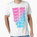 Travel agent work week for Travel agents by SVPOD Unisex , , , Long Sleeve Tee