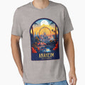 Anaheim Vintage Travel Illustration by HomeLivingCo Unisex , , , Long Sleeve Tee