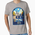 Bath Vintage Travel Illustration by HomeLivingCo Unisex , , , Long Sleeve Tee