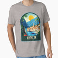Antalya Vintage Travel Illustration by HomeLivingCo Unisex , , , Long Sleeve Tee